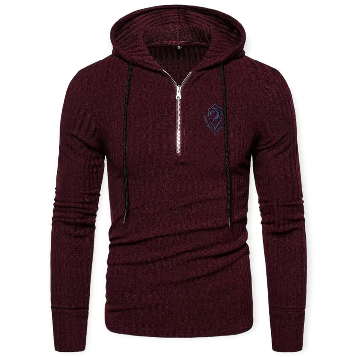 Stylish Sweater with Prints for Men - UrbanWild-Chestnut brown-S-The Livary