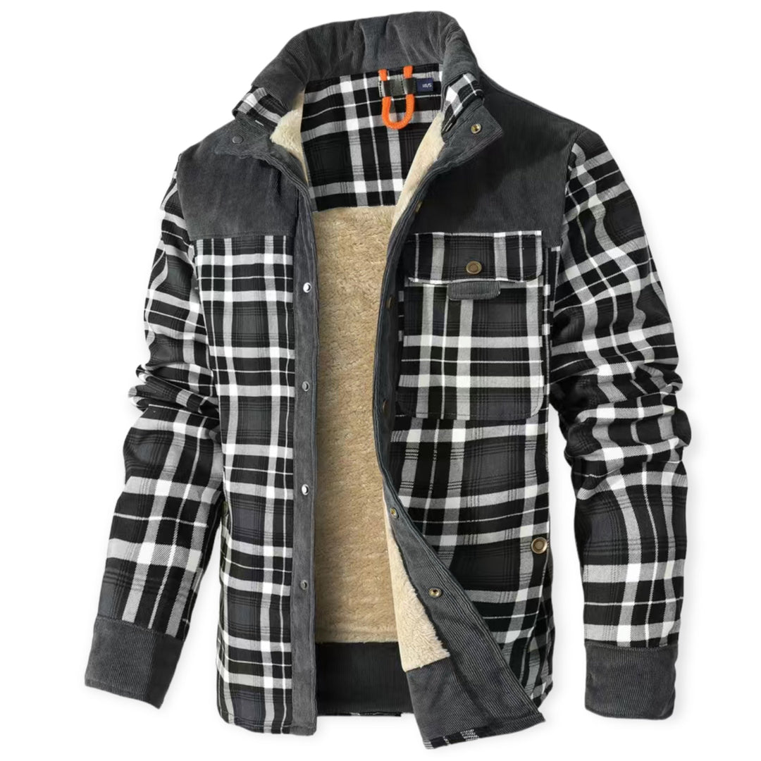 Stylish and Warm Vest for Men - FrostVogue-Grey-S-The Livary
