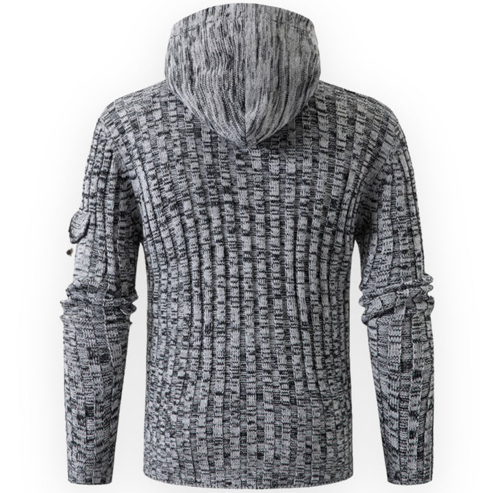 Stylish Warm Fleece Hoodie for Men - AlpineTrail-Brown-S-The Livary