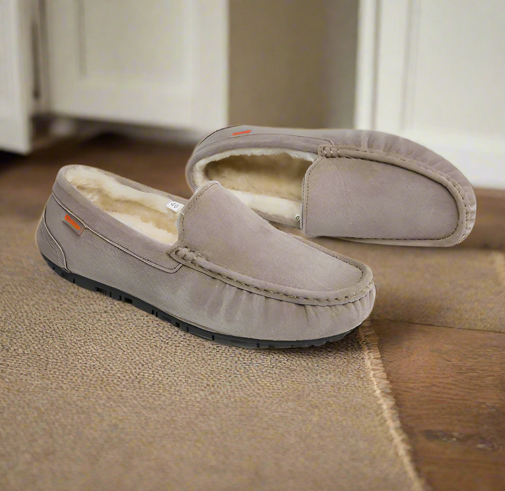Warm Men's Slippers – Joris-Beige-7-The Livary