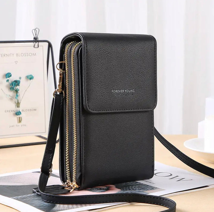 Luxury Ladies Handbag - Elara-Black-The Livary