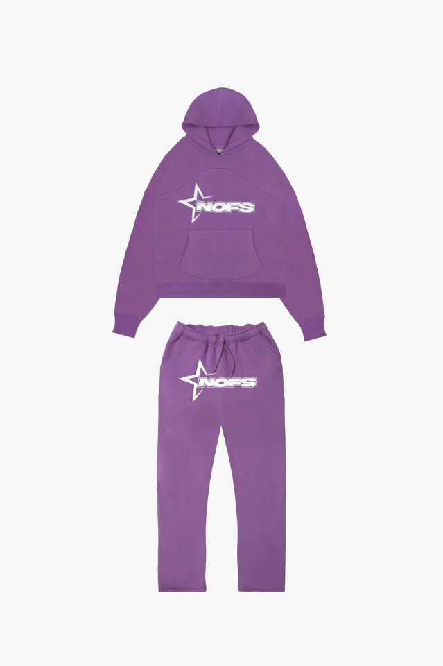 Unisex Tracksuit with Hoodie - Nova-Lila-S-The Livary