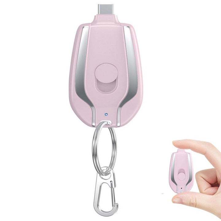 Always have a full battery at hand - PocketCharge™-iPhone-Pink-The Livary