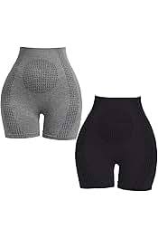 Corrective Shapewear Shorts - Nova | With Push-up effect-Black-S-The Livary