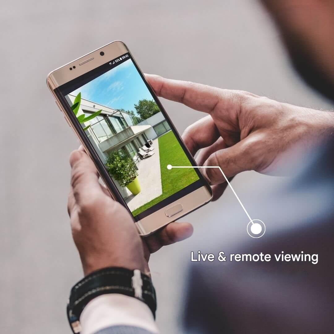 Wireless Solar Camera with Rotating Dome – SolarGuard 360-1-The Livary