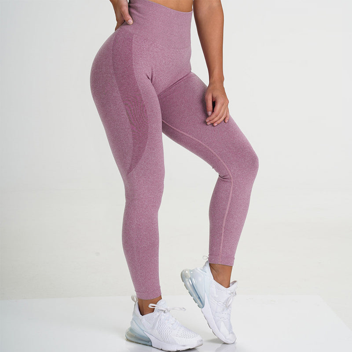 Butt-Lifting Ladies Leggings with High Waist - ElevateFit-Fuchsia-S-The Livary