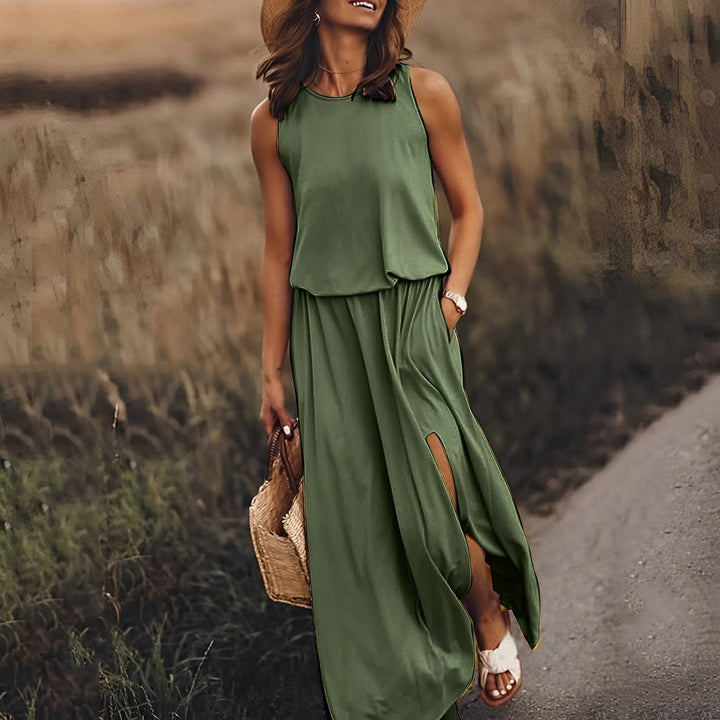 Colourful Stylish Summer Dress - Sophie Richter-Dark green-S-50% DISCOUNT!-The Livary