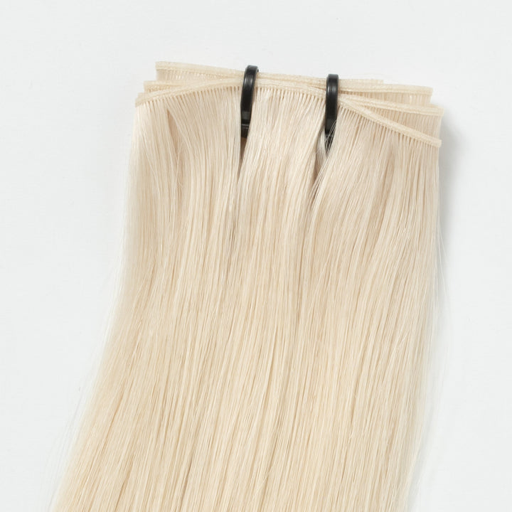 Seamless Hair Extension Strip – SilkLine (Light Ash Blonde 60B)-The Livary