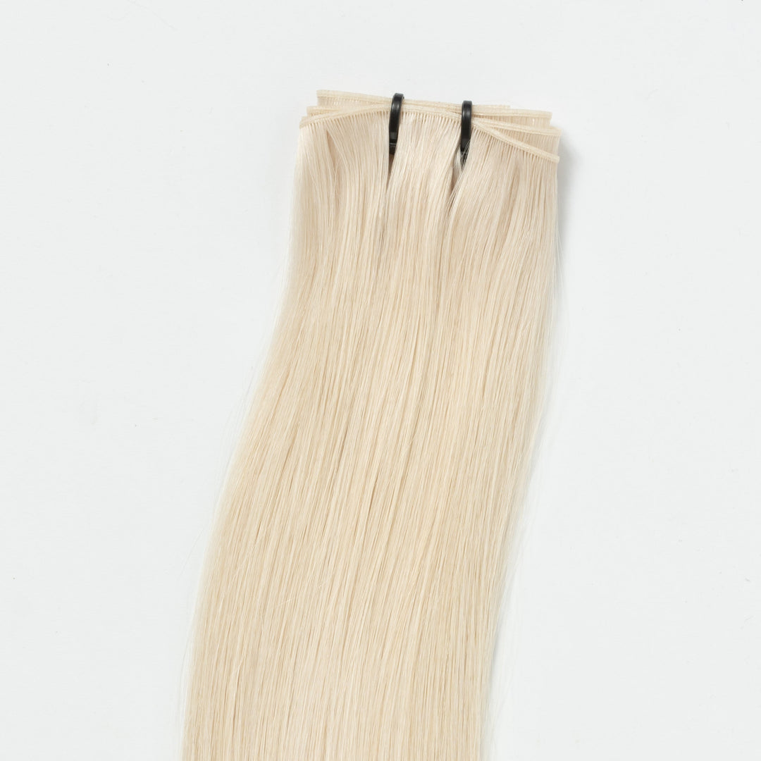 Seamless Hair Extension Strip – SilkLine (Light Ash Blonde 60B)-The Livary