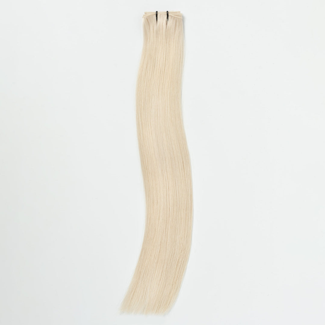 Seamless Hair Extension Strip – SilkLine (Light Ash Blonde 60B)-The Livary