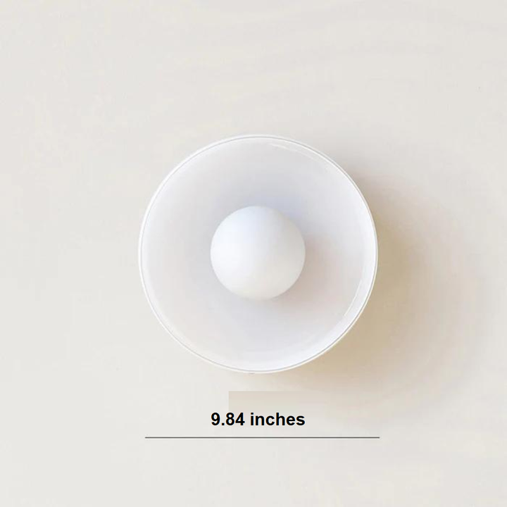Round Ceiling Lamp with Stylish Functionality - LumiSphere-D9.82*H5.91 inches-Orange-The Livary