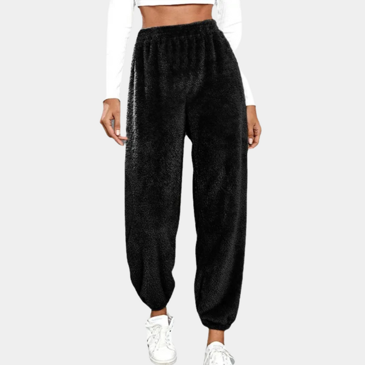 Soft and Comfortable Lounge Pants for Women - Yara-Black-XS-The Livary