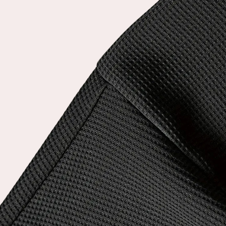 Casual Two-Piece Summer Set for Men - Jules-Black-S-The Livary