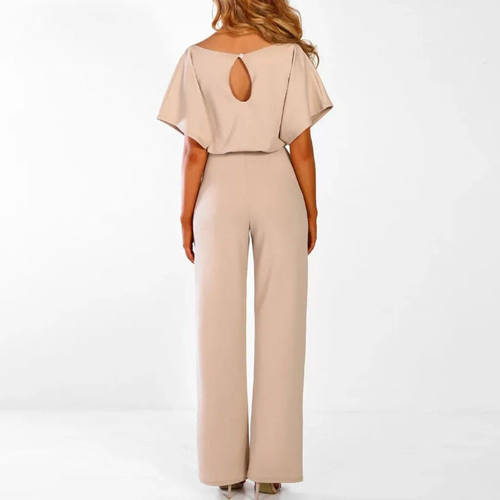 Stylish Jumpsuit with Flattering Waist - Naomi-Blue-S-The Livary