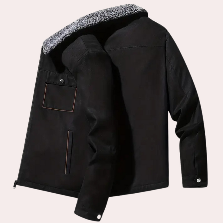 Kebell - Warm Lined Winter Jacket for Men-Grey-S-The Livary