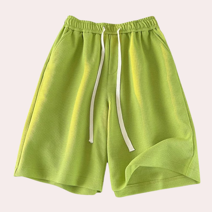 Casual Men’s Shorts - Daan-Neon Green-S-The Livary