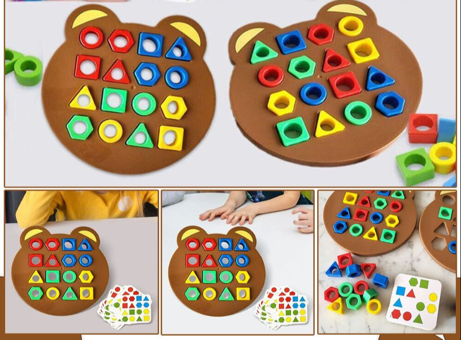 Shape and Colour Puzzle for Children - ShapeMatch-The Livary