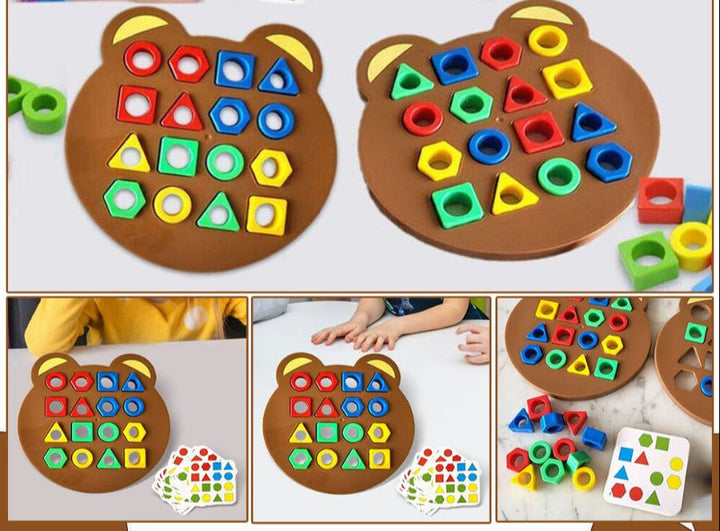 Shape and Colour Puzzle for Children - ShapeMatch-The Livary