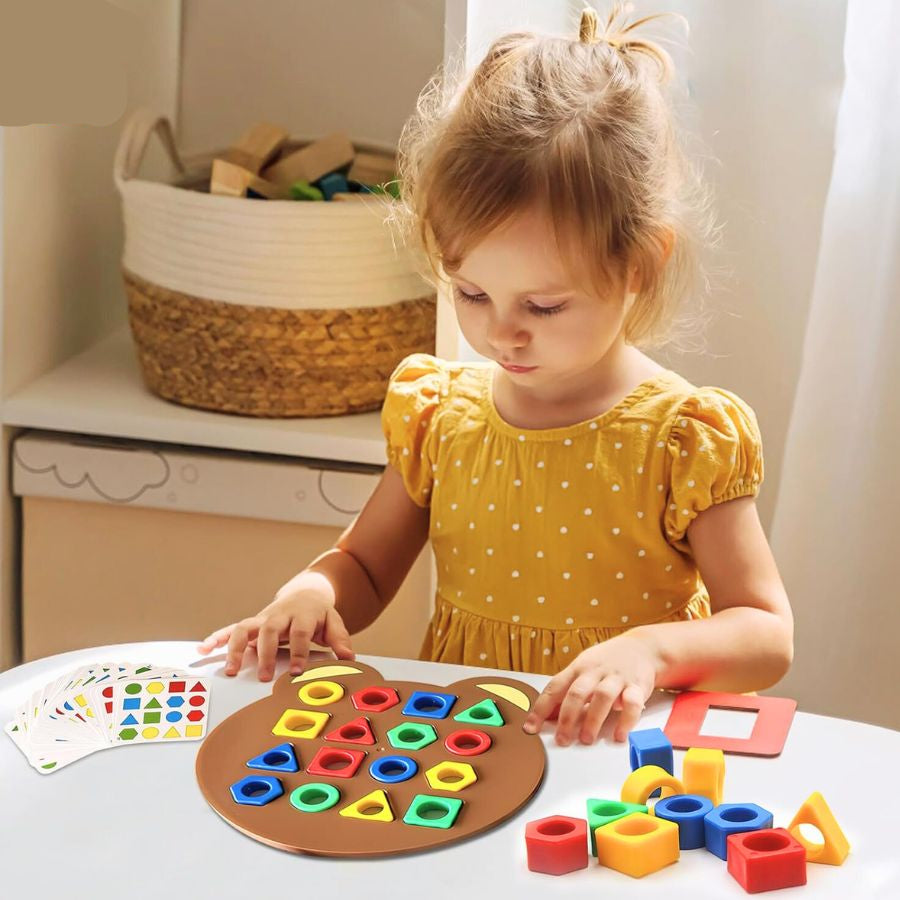 Shape and Colour Puzzle for Children - ShapeMatch-The Livary
