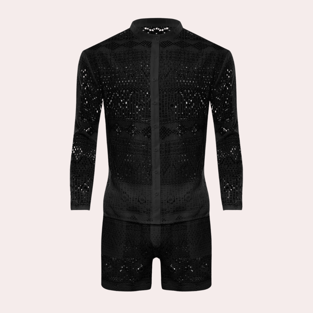 Lightweight Edge Somerset for Men - Cai-Black-S-The Livary