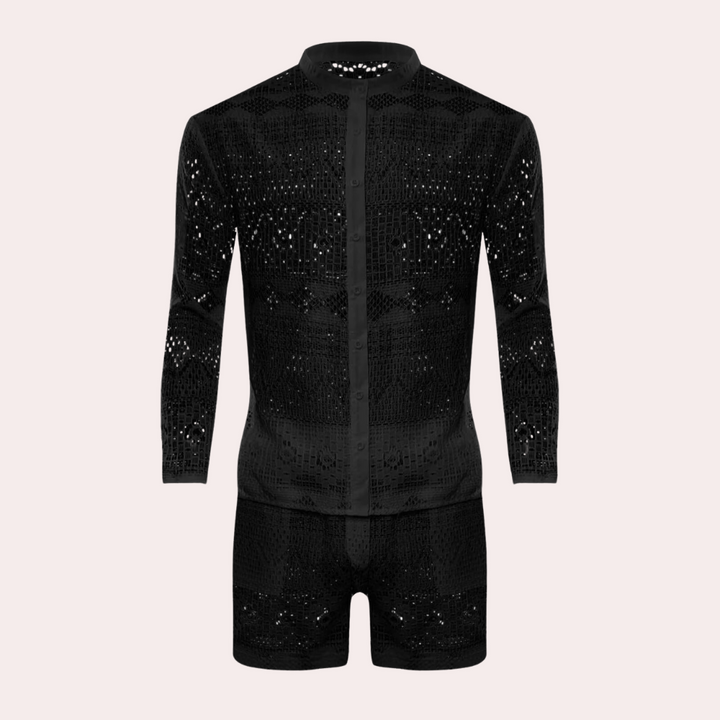 Lightweight Edge Somerset for Men - Cai-Black-S-The Livary