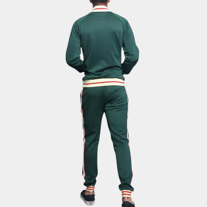 Sporty Tracksuit for Men - Santino-Green-S-The Livary