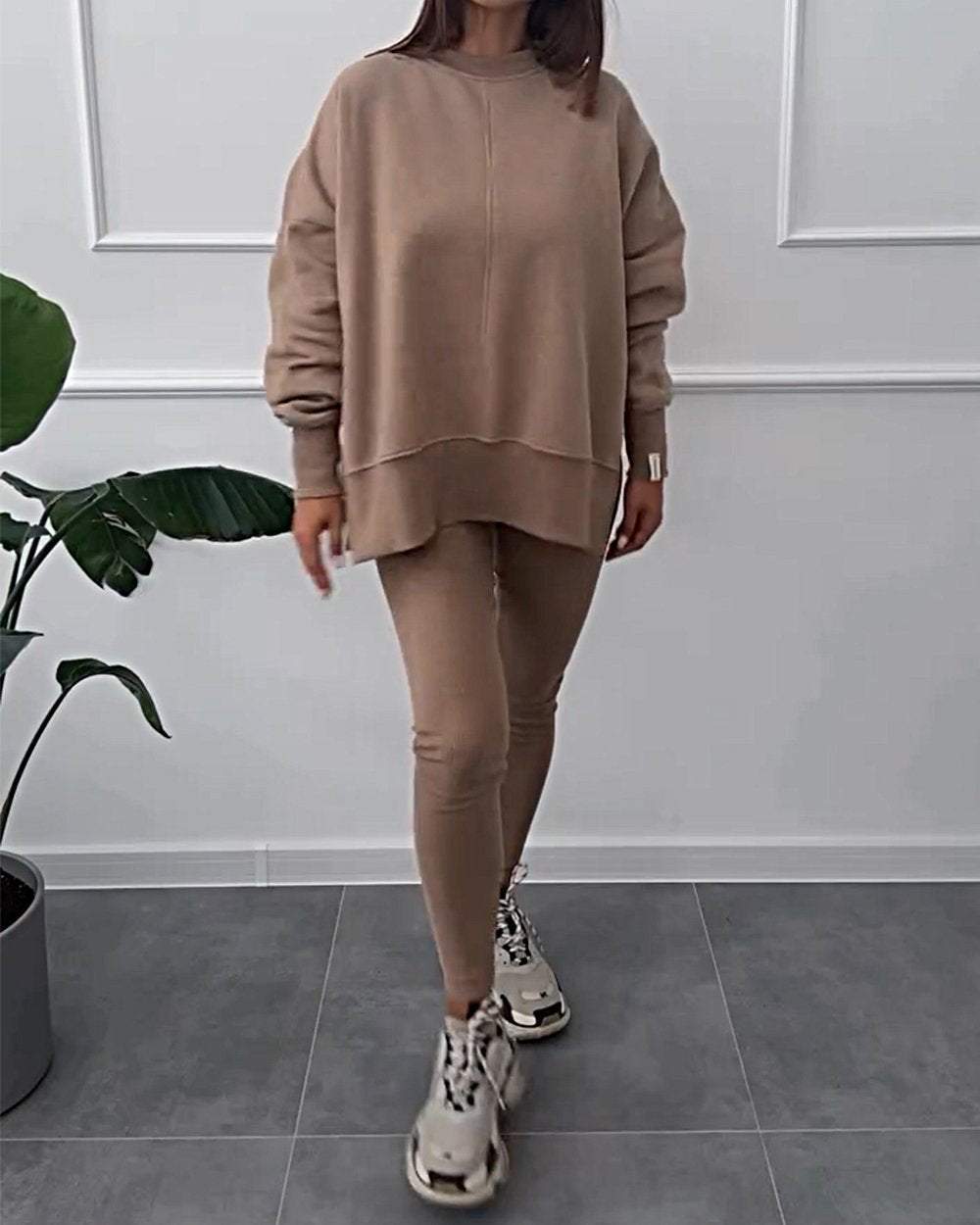 Comfortable Ladies Loungewear Set - Mila-Pink-S-The Livary
