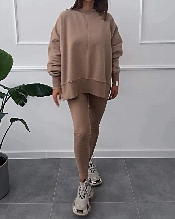 Comfortable Ladies Loungewear Set - Mila-Pink-S-The Livary