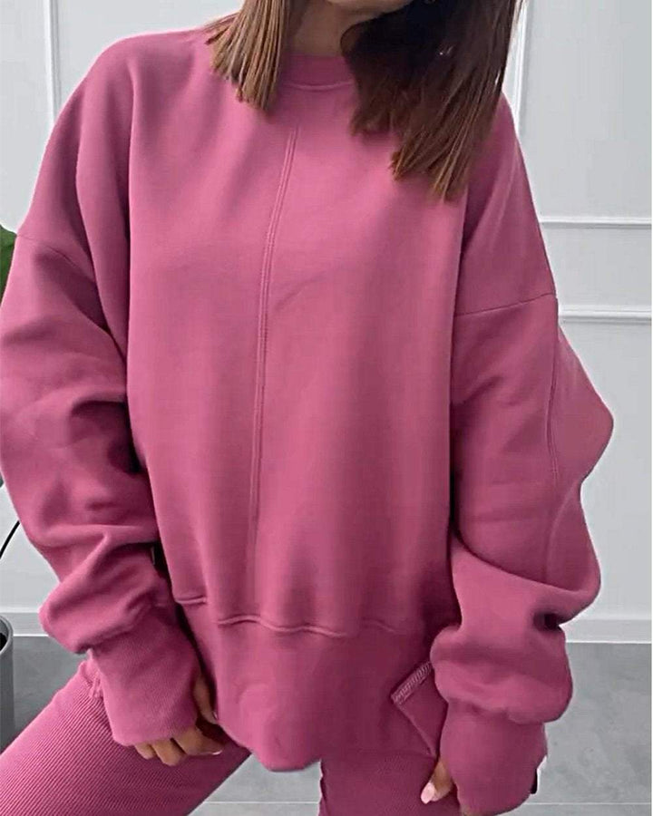 Comfortable Ladies Loungewear Set - Mila-Pink-S-The Livary