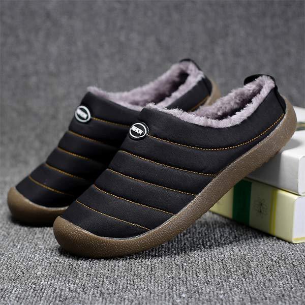 Warm Lined Men's Slippers - Lars