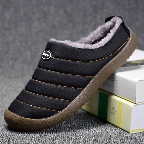 Warm Lined Men's Slippers - Lars