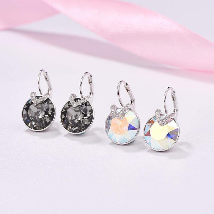 Radiant Earrings - Aveline-White-The Livary