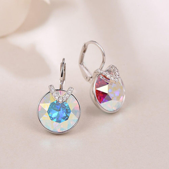 Radiant Earrings - Aveline-White-The Livary