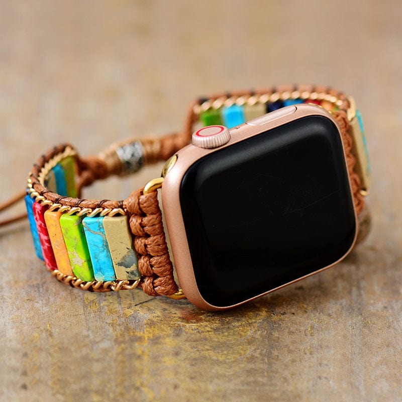 Chakra Apple Watch Strap - Elirion-Gold-The Livary