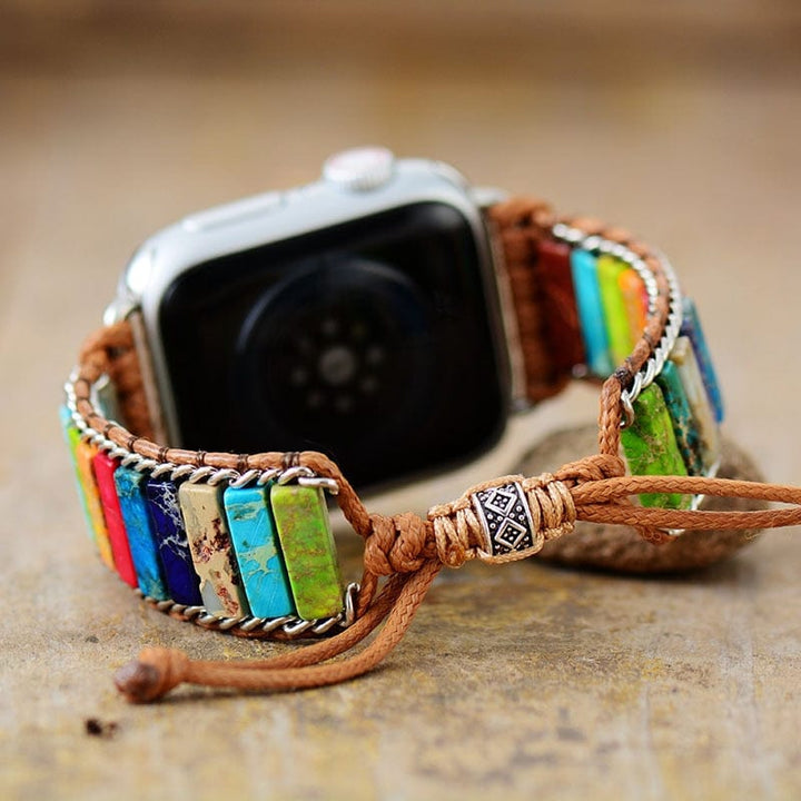 Chakra Apple Watch Strap - Elirion-Gold-The Livary