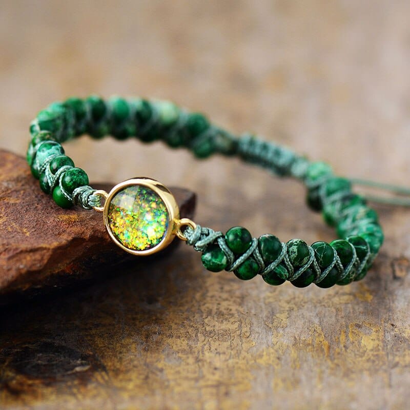 Opal & Jasper Earth Bracelet - Gaia-The Livary