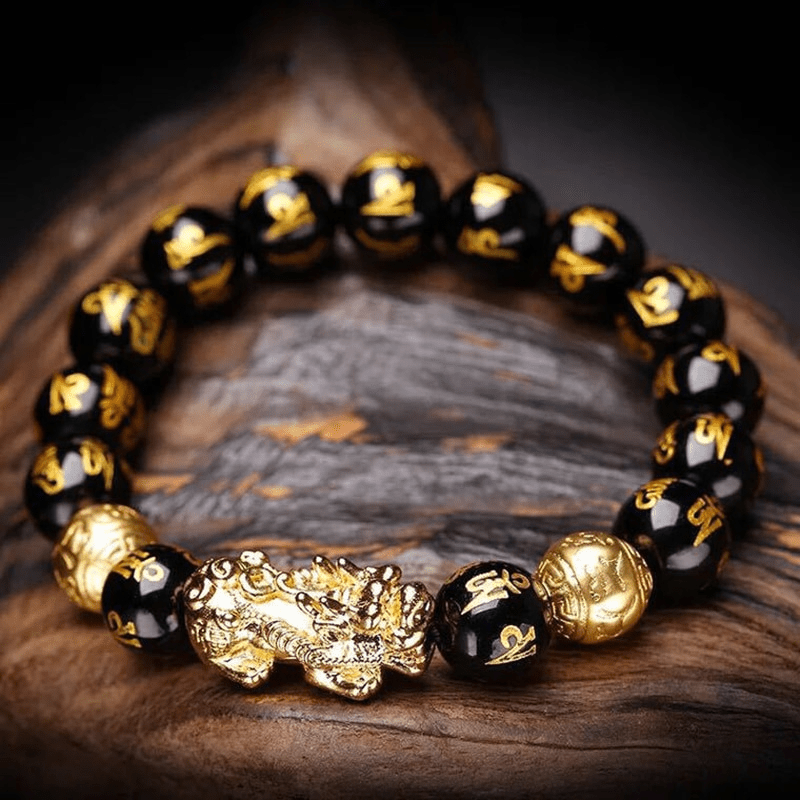 Pi Xiu Black Obsidian Bracelet - Kaelith-The Livary