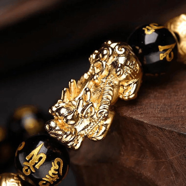Pi Xiu Black Obsidian Bracelet - Kaelith-The Livary