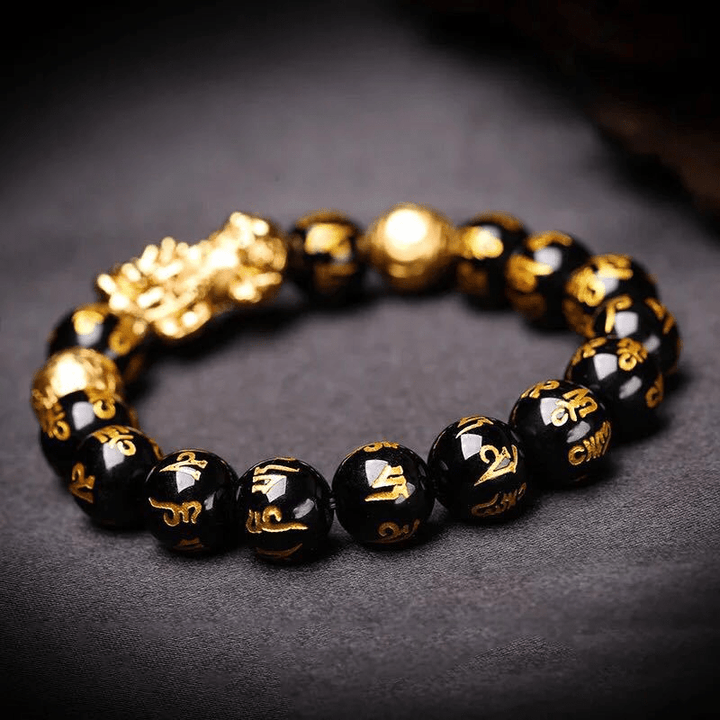 Pi Xiu Black Obsidian Bracelet - Kaelith-The Livary