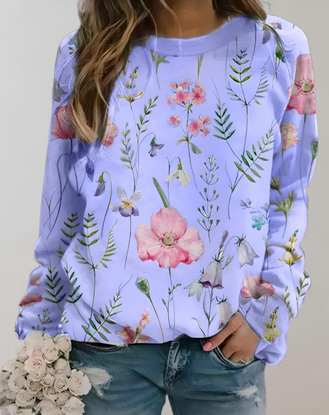 Trendy Luxurious Ladies' Sweater - Isabella-S-Purple-The Livary