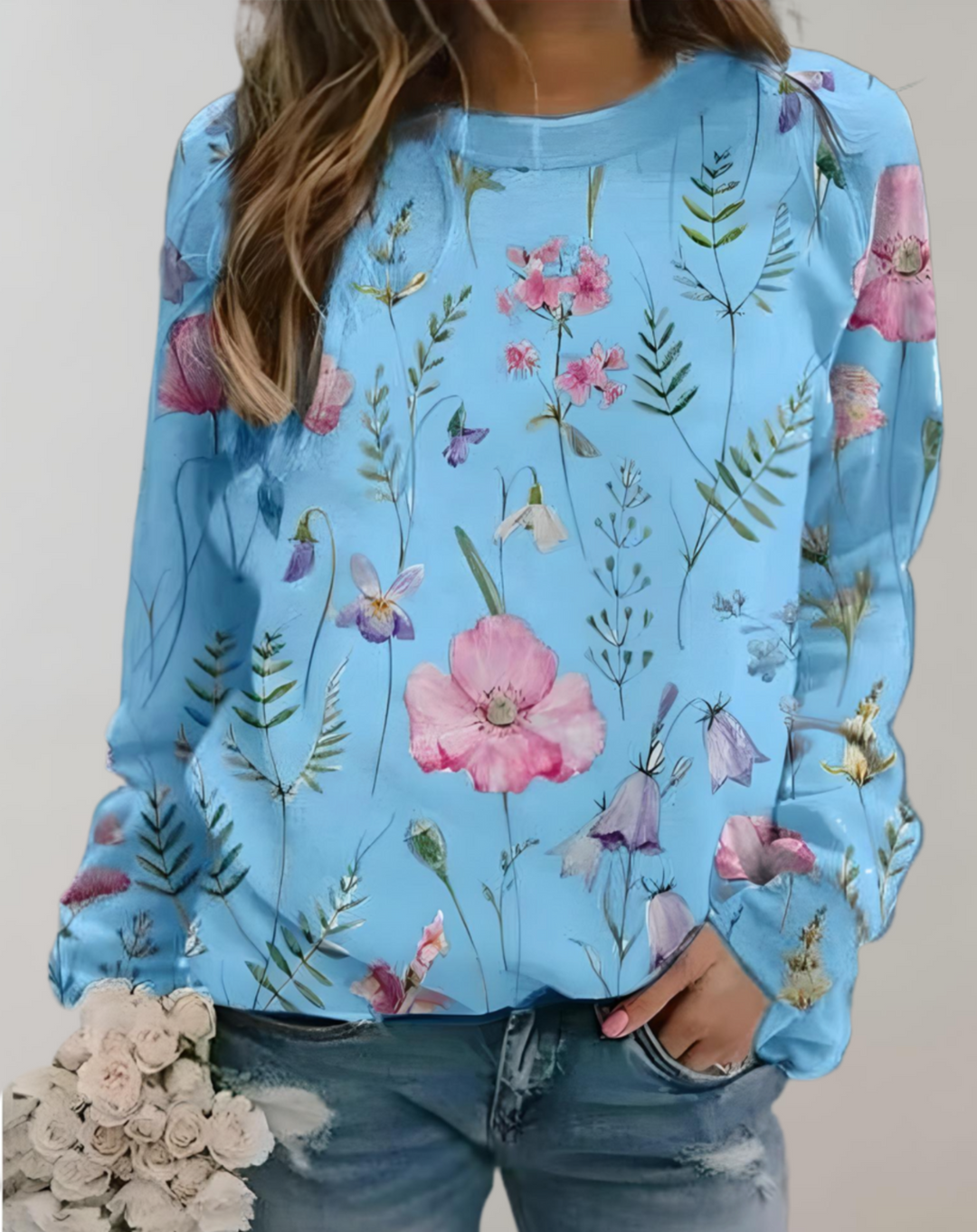 Trendy Luxurious Ladies' Sweater - Isabella-S-Dark blue-The Livary