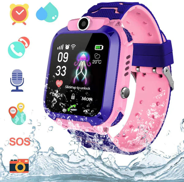 Kids GPS watch with Location and Calling - Luna-Pink-The Livary