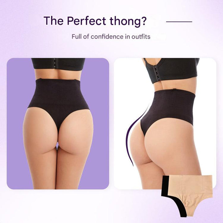 Corrective High Waist String – CurveContour-Black-S-The Livary