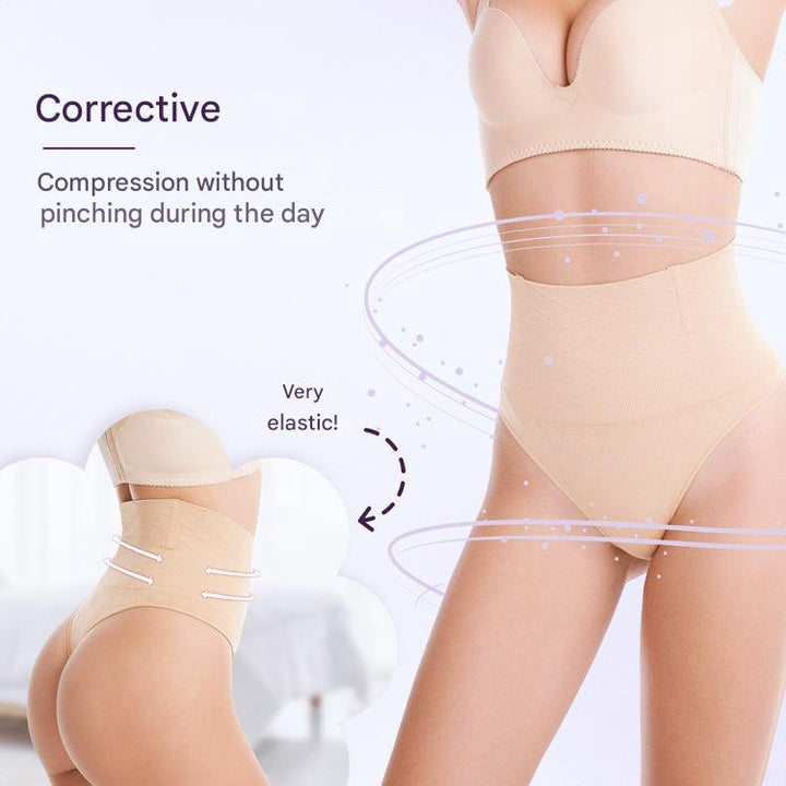 Corrective High Waist String – CurveContour-Black-S-The Livary