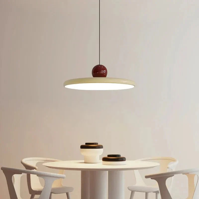 Trendy Bauhaus Glass Pendant Lamp - LunaBau-Beige-11.81 inches-The Livary