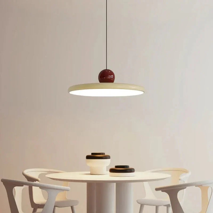Trendy Bauhaus Glass Pendant Lamp - LunaBau-Beige-11.81 inches-The Livary