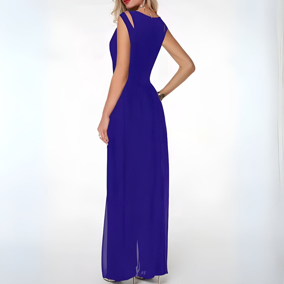 Elegant linen jumpsuit for ladies – Sofia-Black-S-The Livary