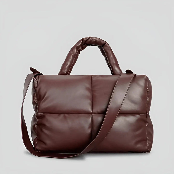 Stylish Quilted Ladies Designer Bags - Sofia-Dark brown-The Livary