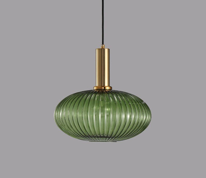 Retro Glass Pendant Lamp - ColorVibe-Green-C-The Livary