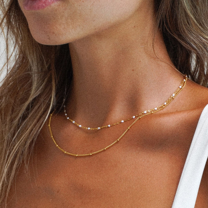Double Bead Choker - Amara-The Livary